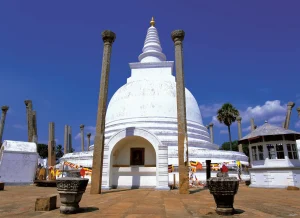 Thuparama dagoba Anuradhapura Sri Lanka